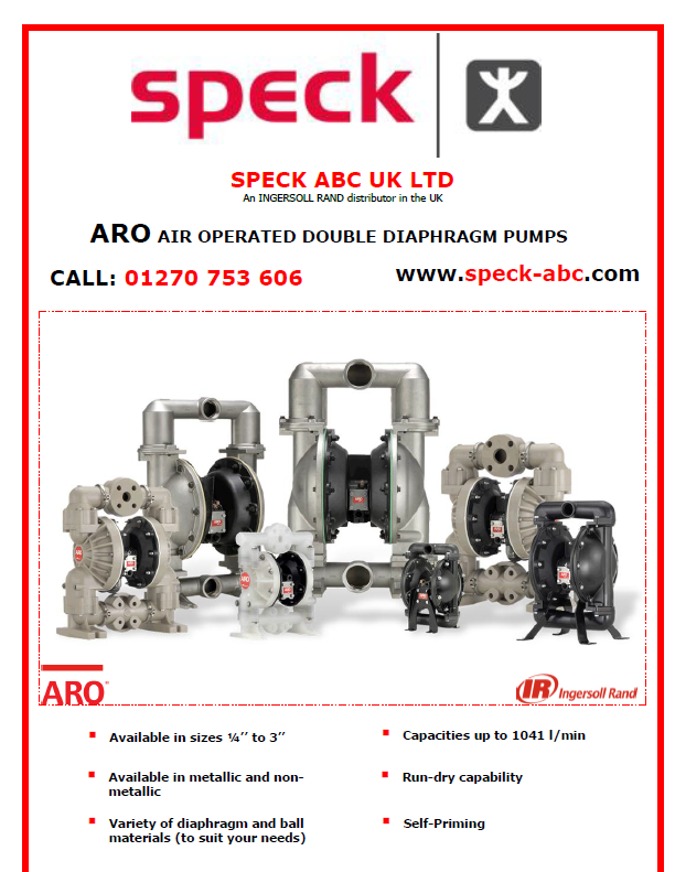 Ingersoll Rand ARO air operated double diaphragm pump